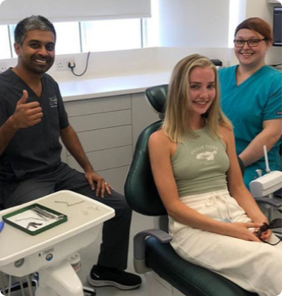 Team with patient